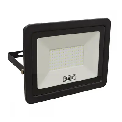 Sealey LED115 Extra-Slim Floodlight With Wall Bracket 100W Smd Led