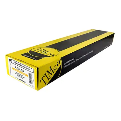 Timco 00055COLLF Collated Flooring Screws - Sq - Countersunk - Yellow 4.2 X 55