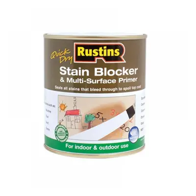 Rustins SBMP1000 Quick Dry Stain Block & Multi Surface Primer 1 Litre