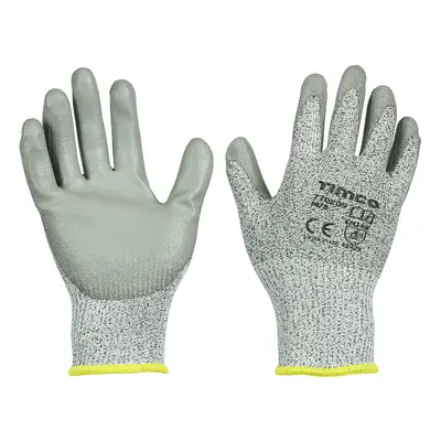 Timco 770209 Medium Cut Gloves - Pu Coated Hppe Fibre With Glass Fibre Medium