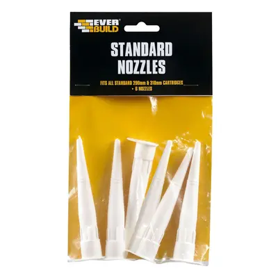 Everbuild Sika 489640 Standard Nozzle Pack Of 6