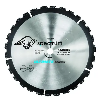 Ox Tools KRB300/20 Spectrum Karbite Multi-Purpose Carbide Cluster Blade - 300/20Mm EA