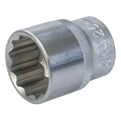 King Dick HSM226 Socket 1/2in Sd 12Pt Metric 26Mm Each 1