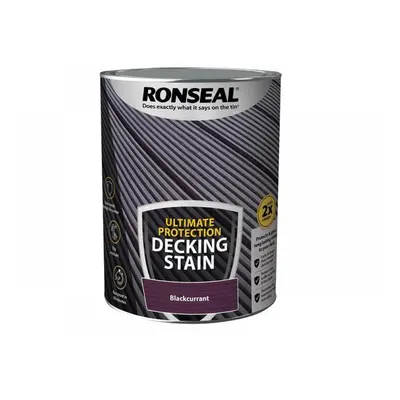 Ronseal 39220 Ultimate Protection Decking Stain Blackcurrant 5 Litre