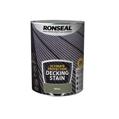 Ronseal 39224 Ultimate Protection Decking Stain Willow 5 Litre