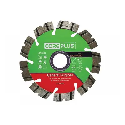 Coreplus CORDBGP125E Gp125E Elite General-Purpose Diamond Blade 125Mm