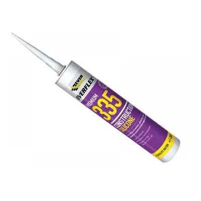 Everbuild Sika 486139 Everflex® 335 Construction Silicone Grey 295Ml