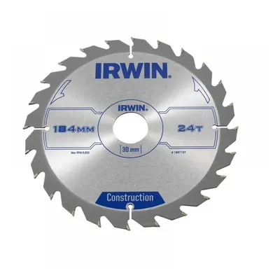 Irwin® 1897197 Construction Circular Saw Blade 184 X 30Mm X 24T Atb