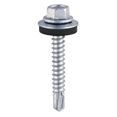 Timco ZL32W16 Self-Drilling Screws - Hex - For Light Section Steel - Zinc - With Epdm Washer 5.5