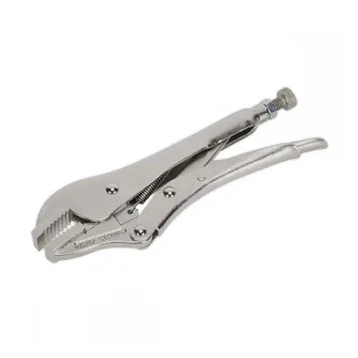 Sealey AK6822 Locking Pliers Straight Jaws 185Mm 0-30Mm Capacity