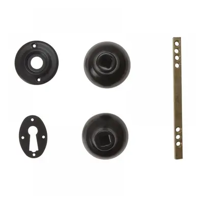 Yale Locks P405-BL P405 Rim Knob Black Finish