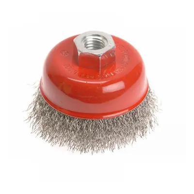 Faithfull 0108014430 Wire Cup Brush 80Mm M14X2 0.30Mm Stainless Steel Wire