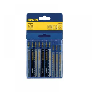 Irwin® 10505817 Hcs/Hss T-Shank Jigsaw Blade Set 10 Piece