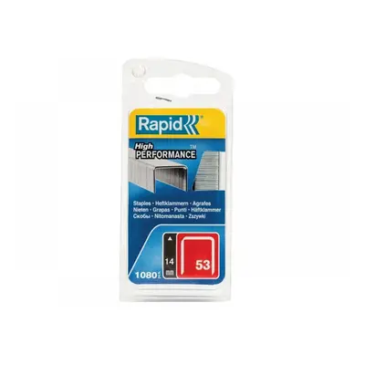 Rapid 40109506 53/14B 14Mm Galvanised Staples (Pack 1080)