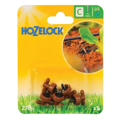 Hozelock 100-001-364 2784 In Line Pressure Dripper 4Mm (Pack 5)