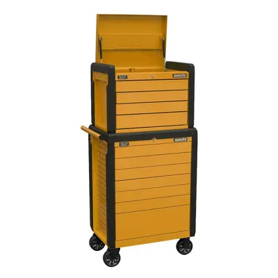 Sealey APPDSTACKO Topchest & Rollcab Combination 11 Drawer Push-To-Open Orange