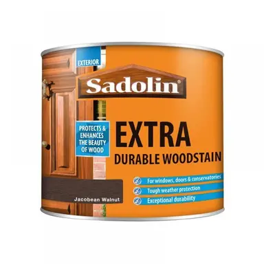 Sadolin 5028538 Extra Durable Woodstain Jacobean Walnut 500Ml