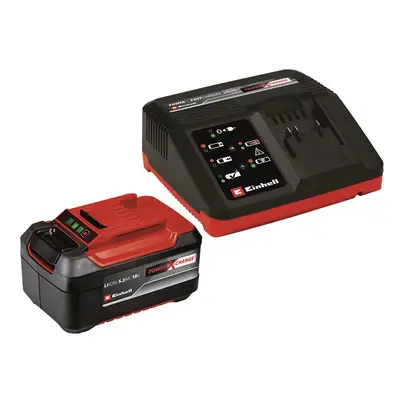 Einhell 4512114 Power X-Change Battery & Charger Starter Kit 18V 1 X 5.2Ah Li-Ion