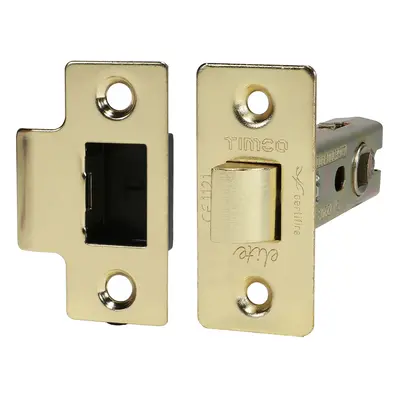 Timco 675555 Tubular Latch - Electro Brass 76Mm Plain Bag 1