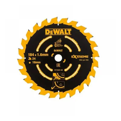 Dewalt DT1669-QZ Cordless Mitre Saw Blade For Dcs365 184 X 16Mm X 24T