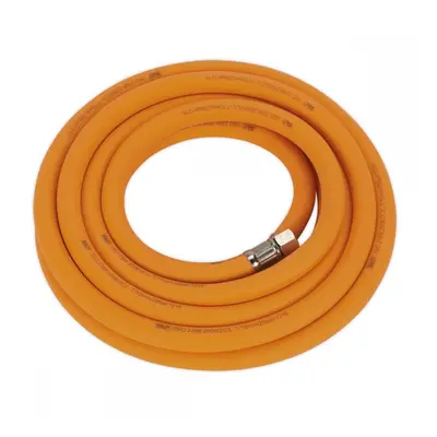 Sealey AHHC538 Air Hose 5M X Ø10Mm Hybrid High-Visibility With 1/4inBsp Unions