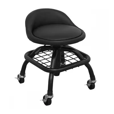 Sealey SCR02B Creeper Stool Pneumatic With Adjustable Height Swivel Seat & Back Rest