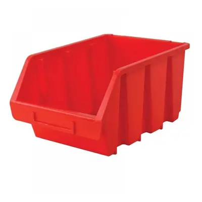 Faithfull Interlocking Storage Bin Size 3 Red 170 X 240 X 126Mm