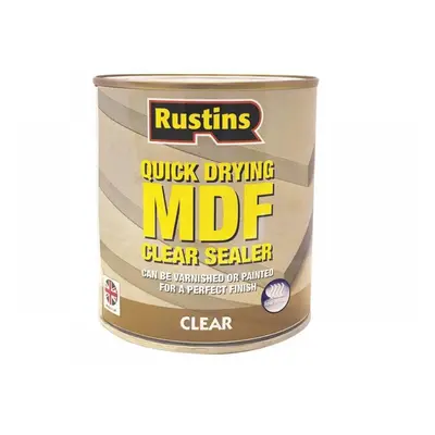 Rustins MDFS1000 Quick Drying Mdf Sealer Clear 1 Litre