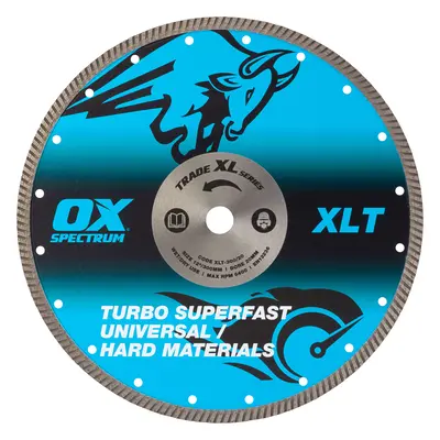 Ox Tools XLT-300/20 Ox Trade Xl Turbo Diamond Blade - Universal & Gp - 300/20Mm Each