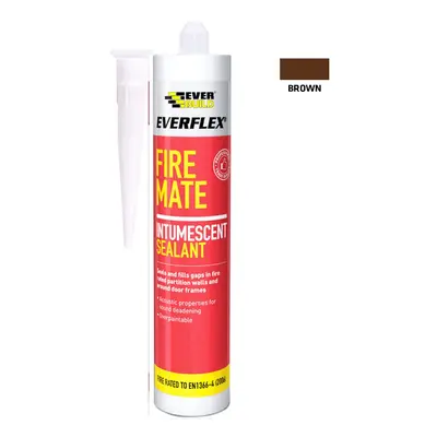 Everbuild Fire Mate Brown Intumescent 295Ml