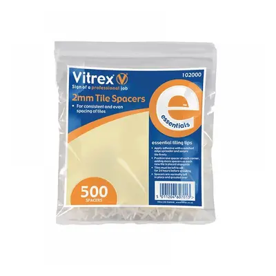 Vitrex 102000 Essential Tile Spacers 2Mm (Pack 500)