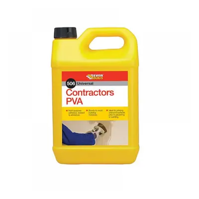 Everbuild Sika 489453 Contractorfts Pva 5 Litre