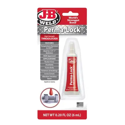 J-B Weld Perma-Lock High High Strength Threadlocker 6Ml 27106UK