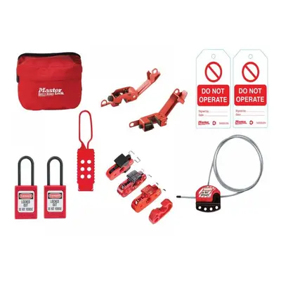 Master Lock MAINTKIT-EN General Maintenance Lockout Kit 11 Piece