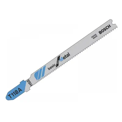 Bosch T118A Jigsaw Blade 1 x Pack of 5 Metal