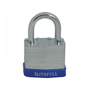 Faithfull QC0140 Laminated Steel Padlock 40Mm 3 Keys