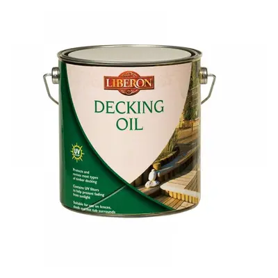 Liberon 069956 Decking Oil Medium Oak 2.5 Litre