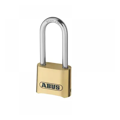 Abus Mechanical 32075 180Ib/50Hb63 50Mm Brass Body Combination Padlock Long Shackle (4-Digit) Ca