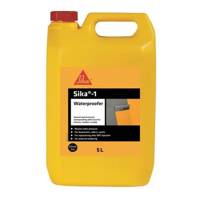 Everbuild Sika 114448 Sika-1 Waterproofer 5 Litre