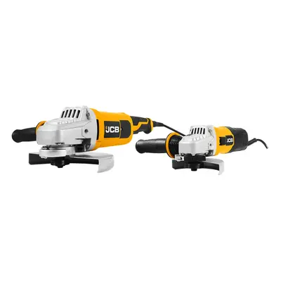 JCB Corded Electric Angle Grinder Twin Pack - 115Mm 230Mm | 21-Agtpk