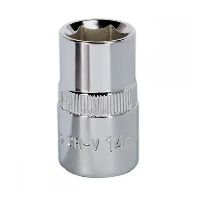 Sealey SP1214 Walldrive® Socket 14Mm 1/2inSq Drive Fully Polished