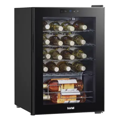 Sealey DH8 Baridi Wine Cooler/Fridge Digital Touchscreen Controls Led Light 20 Bottle - Black