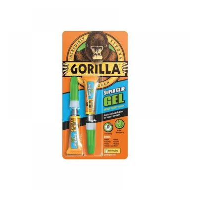 Gorilla Glue 4044601 Gorilla Superglue Gel 3G (Twin Pack)