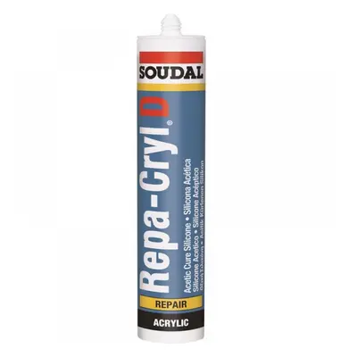 Soudal Repa-Cryl D White 310Ml cartridge 12