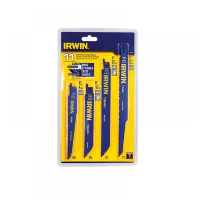 Irwin® 4935496 Bi-Metal Reciprocating Blade Set 11 Piece