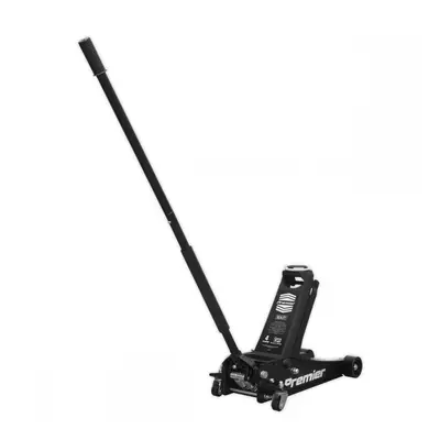 Sealey 4040AB Trolley Jack 4 Tonne Low Profile Rocket Lift Black