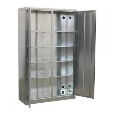 Sealey GSC110385 Galvanized Steel Floor Cabinet 4-Shelf Extra-Wide