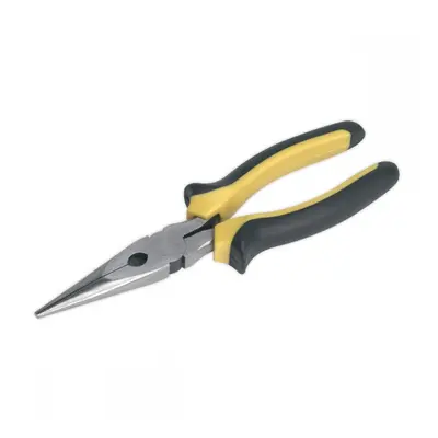 Sealey S0812 Long Nose Pliers Comfort Grip 200Mm