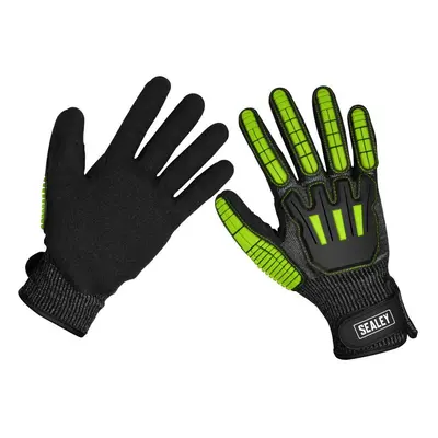 Sealey SSP39L Cut & Impact Resistant Gloves - Large - Pair