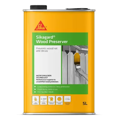 Sika gard Wood Preserver Clear 172046 5Ltr